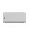 Szafa instalacyjna Lanberg Rack wisząca 19'' 4U 600x450 szara drzwi metalowe (flat pack) - nr 8