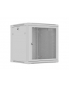 Szafa instalacyjna Rack wisząca 19'' 12U 600x600 szara drzwi perforowane Lanberg (flat pack) - nr 1