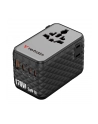 Adapter podróżny Verbatim Charge 'n' Travel GaN III globalny 170W, 2xUSB-C PD 3.1 QC 4+ 140W, 1xUSB-C PD 3.0 QC 3.0 30W, 1xUSB-A QC 3.0 18W - nr 1