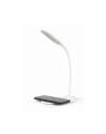 Lampka Biurkowa Gembird Led Z Ładowarką Bezprzewodową (Biała) (TAWPC10LED01W) - nr 2