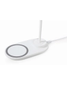 Lampka Biurkowa Gembird Led Z Ładowarką Bezprzewodową (Biała) (TAWPC10LED01W) - nr 3