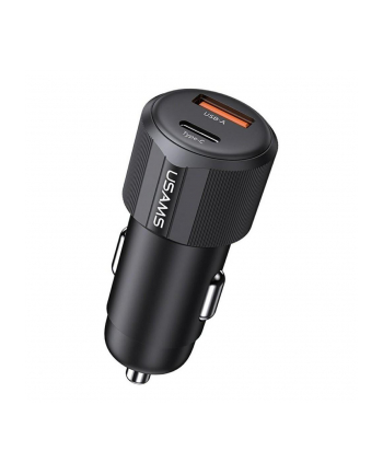 Ładowarka samochodowa Usams CC283 60W USB-A + USB-C PD Fast Charge
