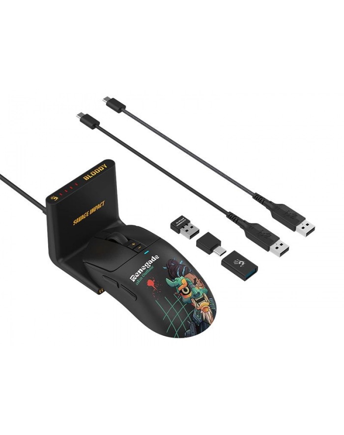 Mysz bezprzewodowa A4Tech Bloody R72 ULTRA DUO Renegade Midnight główny