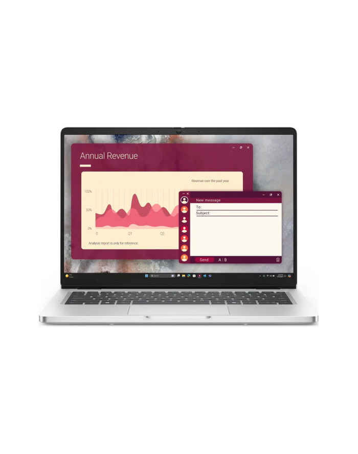 Notebook Dell Pro 14 PC14250 14''FHD+/Ultra 7 255U/32GB/SSD512GB/Intel/11PR Silver 3Y ProSupport główny