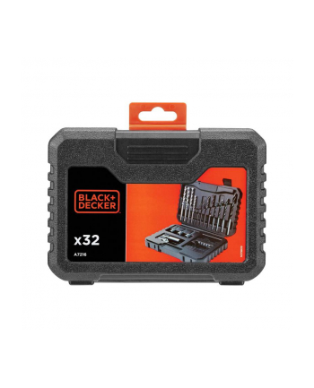 Black&Decker 32 szt. zestaw akcesoriów do wiercenia i wkręcania A7216 nr 1