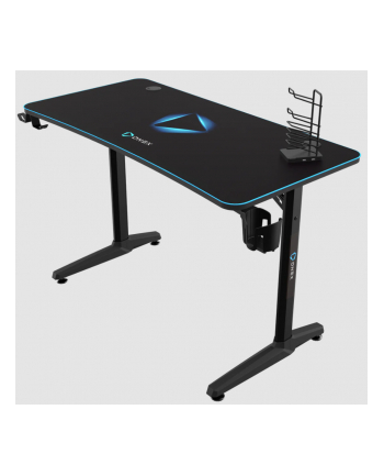 Onex Gaming Desk W/Cup Holder, Headset Hook, Gamepad Full Coverage Mouse Pad Gd1200H Black (Onexgd1200H)