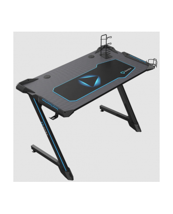 Onex Rgb Gaming Desk W/Cup Holder, Headset Hook, Gamepad 114Cm(W) Gd1200Z Black (Onexgd1200Zrgb)