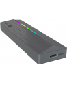 icybox Obudowa dysku IB-1826MCL-CU31 M.2 NVMe i SATA obudowa, RGB lighting, USB 3.2 Gen 2, 10 Gbps - nr 9