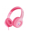 trust Słuchawki dla dzieci Nouna różowe - nr 1