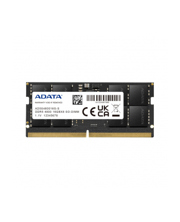 adata Pamięć do notebooka Premier DDR5 4800 SODIMM 16GB SingleTray nr 1