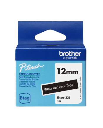 Brother BTAG-335 White on Black | Btag nr 1