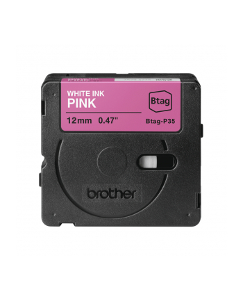 Brother BTAG-P35 White on Pink | Btag nr 2