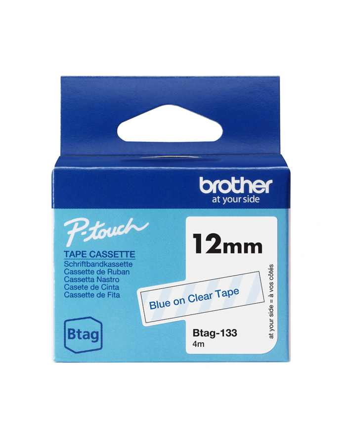 Brother BTAG-133 Blue on Clear | Btag główny