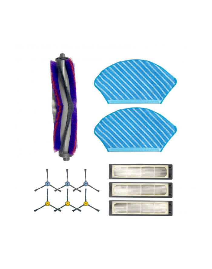 Midea Zestaw Części Zamiennych Midea Szczotka Boczna 6szt. Szczotka Główna 1szt. Filtr Hepa 3szt. Ściereczka Do Mopa 2szt. Do M7 Mid główny