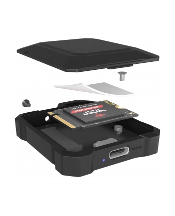 icybox Obudowa mini IB-1601MP-CU31 Mini M.2 NVMe obudowa dla M.2 2230 nr 2