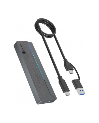 icybox Obudowa dysku IB-1826MCL-CU31 M.2 NVMe i SATA obudowa, RGB lighting, USB 3.2 Gen 2, 10 Gbps nr 1