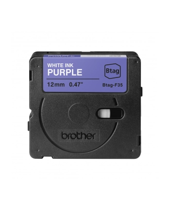 Brother Btag-F35 White on Purple | Btag