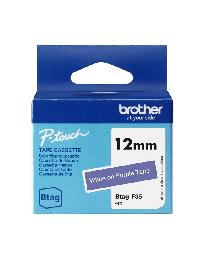 Brother Btag-F35 White on Purple | Btag główny