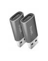 trust Adapter Calyx USB-C do USB-A dwupak szary - nr 11