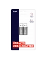 trust Adapter Calyx USB-C do USB-A dwupak szary - nr 15