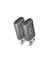 trust Adapter Calyx USB-C do USB-A dwupak szary - nr 4