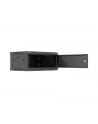 Szafa instalacyjna Lanberg Rack wisząca 19'' 4U 600x450 czarna drzwi metalowe (flat pack) - nr 11