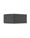 Szafa instalacyjna Lanberg Rack wisząca 19'' 4U 600x450 czarna drzwi metalowe (flat pack) - nr 14