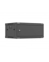 Szafa instalacyjna Lanberg Rack wisząca 19'' 4U 600x450 czarna drzwi metalowe (flat pack) - nr 1