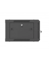 Szafa instalacyjna Lanberg Rack wisząca 19'' 4U 600x450 czarna drzwi metalowe (flat pack) - nr 9