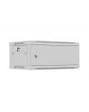 Szafa instalacyjna Lanberg Rack wisząca 19'' 4U 600x450 szara drzwi metalowe (flat pack) - nr 15