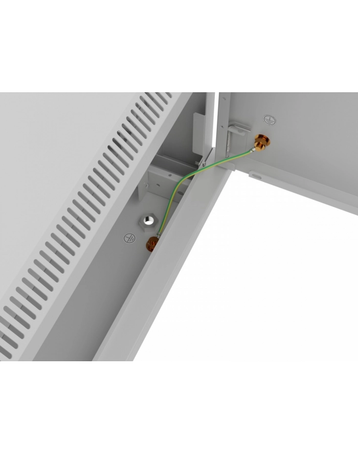 Szafa instalacyjna Lanberg Rack wisząca 19'' 4U 600x450 szara drzwi metalowe (flat pack) główny
