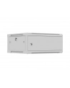 Szafa instalacyjna Rack wisząca 19'' 4U 600x600 szara drzwi metalowe Lanberg (flat pack) - nr 1