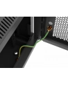 Szafa instalacyjna Rack 19'' Lanberg 6U 600x600 wisząca czarna drzwi perforowane (flat pack) - nr 2