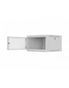 Szafa instalacyjna Rack 19'' Lanberg 6U 600x600 wisząca szara drzwi perforowane (flat pack) - nr 10