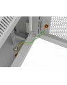 Szafa instalacyjna Rack 19'' Lanberg 6U 600x600 wisząca szara drzwi perforowane (flat pack) - nr 2
