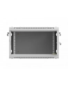 Szafa instalacyjna Rack 19'' Lanberg 6U 600x600 wisząca szara drzwi perforowane (flat pack) - nr 5