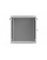 Szafa instalacyjna Rack wisząca 19'' 12U 600x600 szara drzwi perforowane Lanberg (flat pack) - nr 5