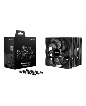 listan gmbh  Wentylator be quiet! Pure Wings 3 140mm PWM Black Triple Pack