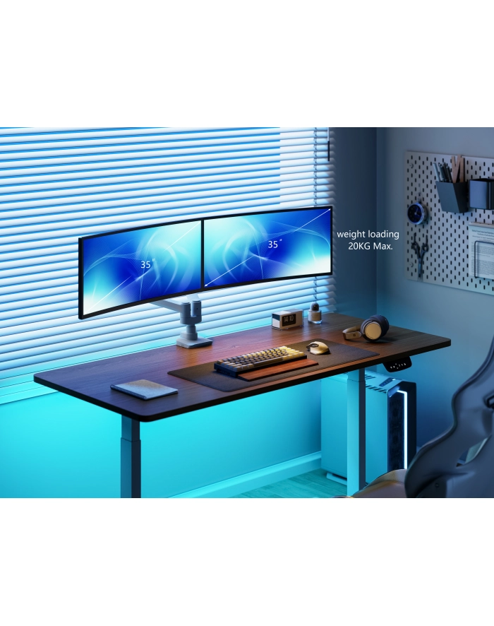 Equip Uchwyt biurkowy na 2 monitory 17'' 35'' (650183) główny