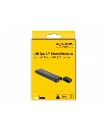 Delock Obudowa SSD Czarny M.2 (42635) nr 2