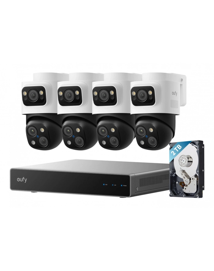 anker Zestaw do monitoringu eufy NVR S4 Max Biały główny