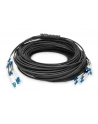 Digitus Zakończony fabrycznie uniwersalny kabel światłowodowy typu breakout, wielomodowy OS2, 8 włókien, LC/UPC (DK2A338U100BKBBB) - nr 1