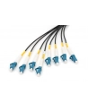 Digitus Zakończony fabrycznie uniwersalny kabel światłowodowy typu breakout, wielomodowy OS2, 8 włókien, LC/UPC (DK2A338U100BKBBB) - nr 3