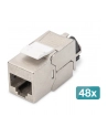 Digitus Cat 6A Keystone Modul,Geschirmt Mit Kabelmanager 48 St (DN9361748) - nr 2