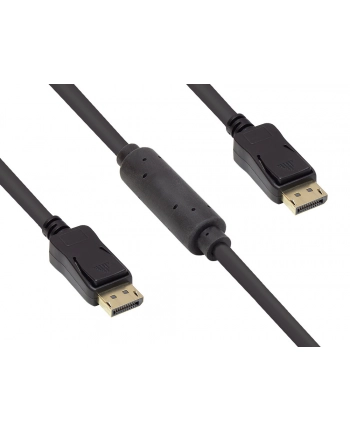 Alcasa 4810-150G kabel DisplayPort 15 m Czarny (4810150G)
