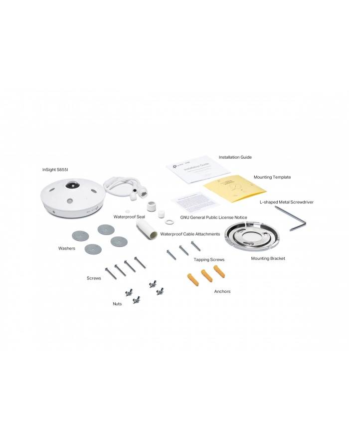tp-link Kamera InSight S655I   VIGI 5MP IR Fisheye Network Camera główny