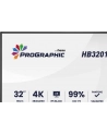 iiyama Monitor 31.5 cala ProGraphic HB3201UHSNP-B1 4K,IPS BLACK 2.0,450cd,VESA USB-c dock(PD:96W),HDMI,DP,DAISY/CHAIN,4xUSB,RJ45,3000:1,sRGB:100%,DCI-P3:99%, - nr 47