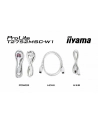 iiyama Monitor 27 '' T2752MSC-W1AG 10 PKT. POJ,IPS,HDMI,DP,2x1W,7H,2xUSB,  400cd/m2,AG-(Anti Glare) - nr 13