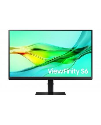 samsung Monitor 27 '' S6 S60UD IPS  2560x1440 QHD 16:9 1xHDMI 1xDP 3xUSB 1xUSB-C 5-ms 100Hz HAS+PIV 3YOn-Site (LS27D604UAUXEN)