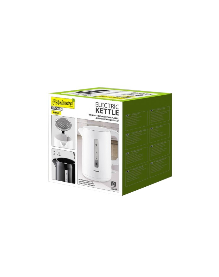 feel-maestro Czajnik elektryczny 2,2l 2200W MR-022-WHITE główny